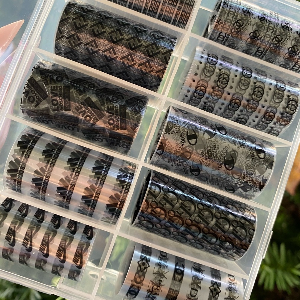 Luxury Nail Foil Rolls/Black
